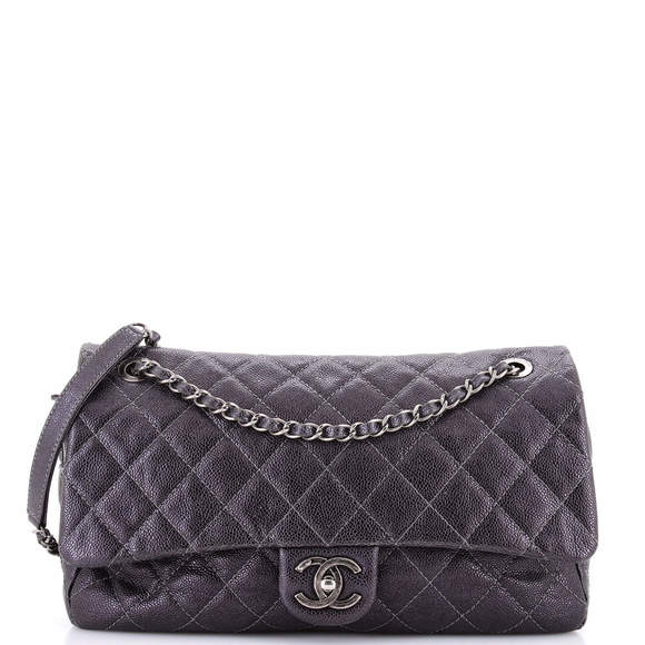 Chanel Jumbo Easy Flap Bag Quilted Caviar - Picture 1 of 6